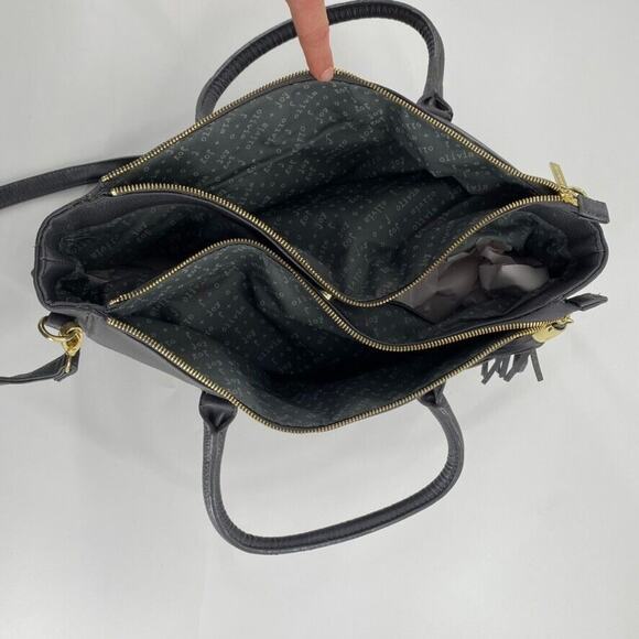 Olivia + Joy New York Womens Leather Shoulder Bag Blue Handle‎ Adjustable Strap - Picture 11 of 12